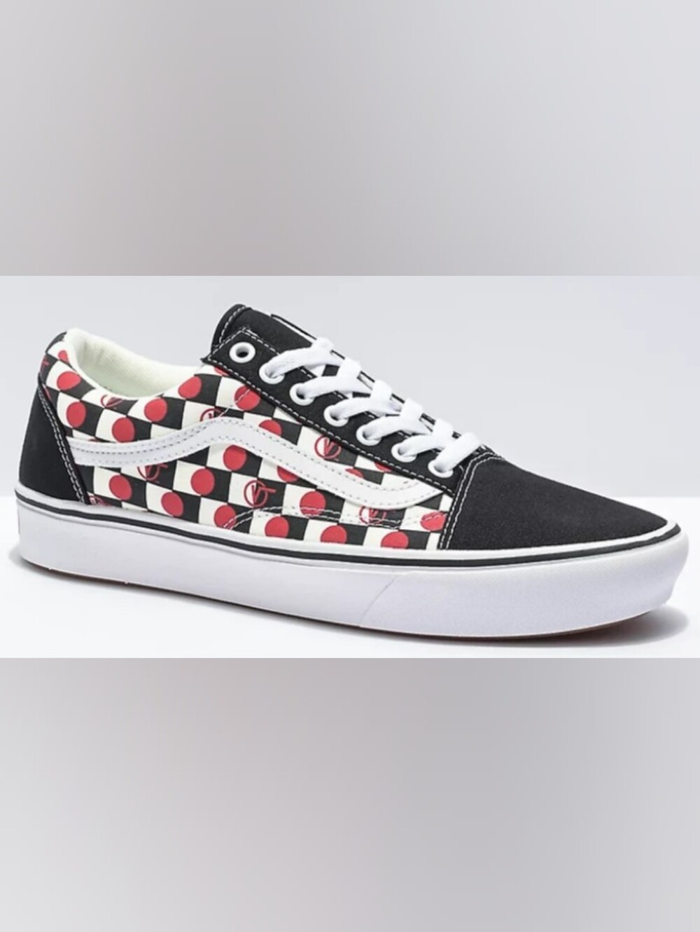 Vans Comfycush Old Skool 'Drop V Check' Sneakers Size M5 W6.5 NWT